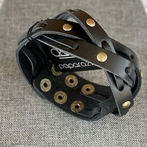 New-Rugged Roundup Brass Urban Bracelet